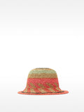 Sombrero Bucket Efecto Rafia