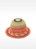 Sombrero Bucket Efecto Rafia