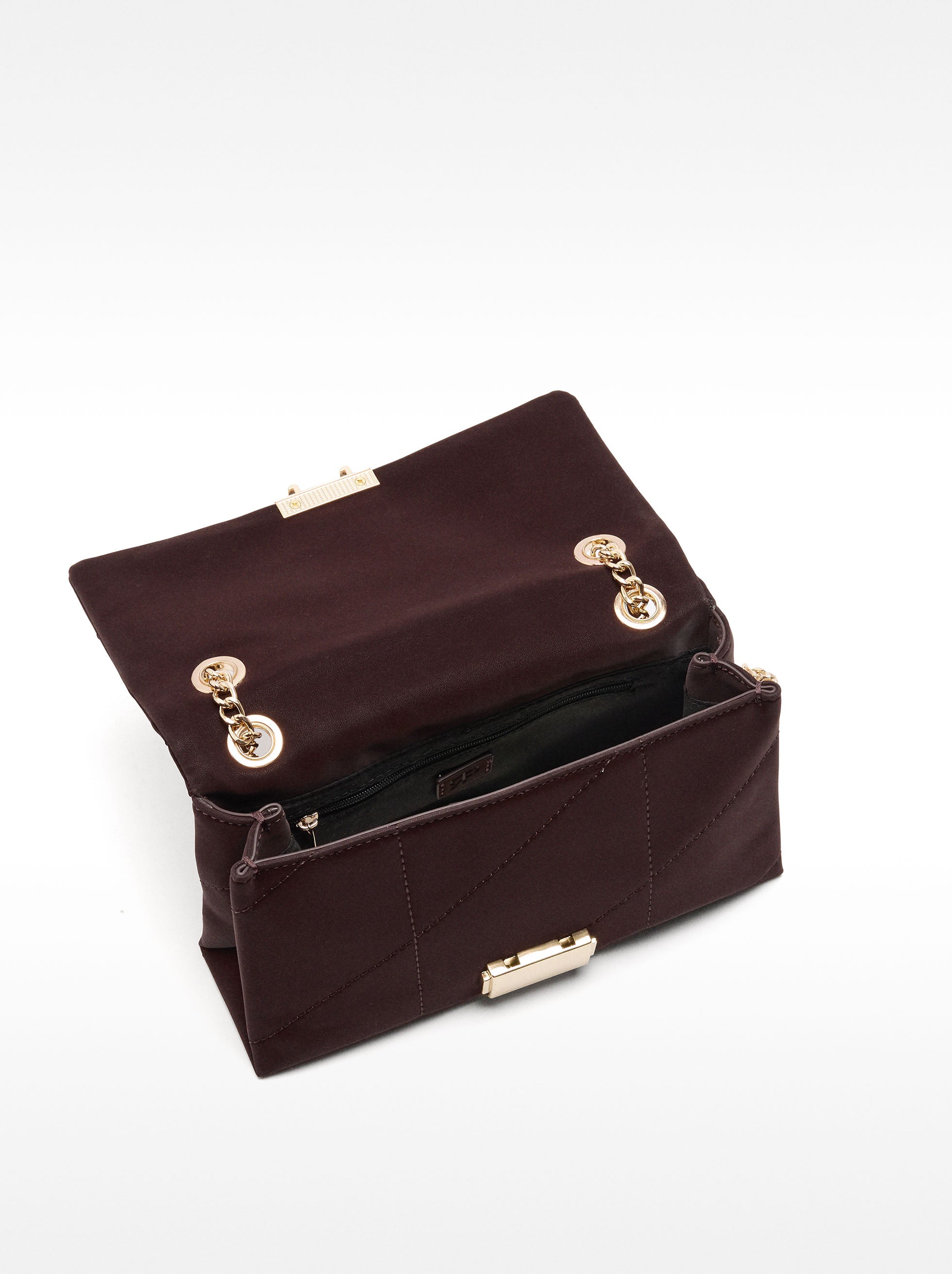 Bolso De Hombro Acolchada Textura Suave