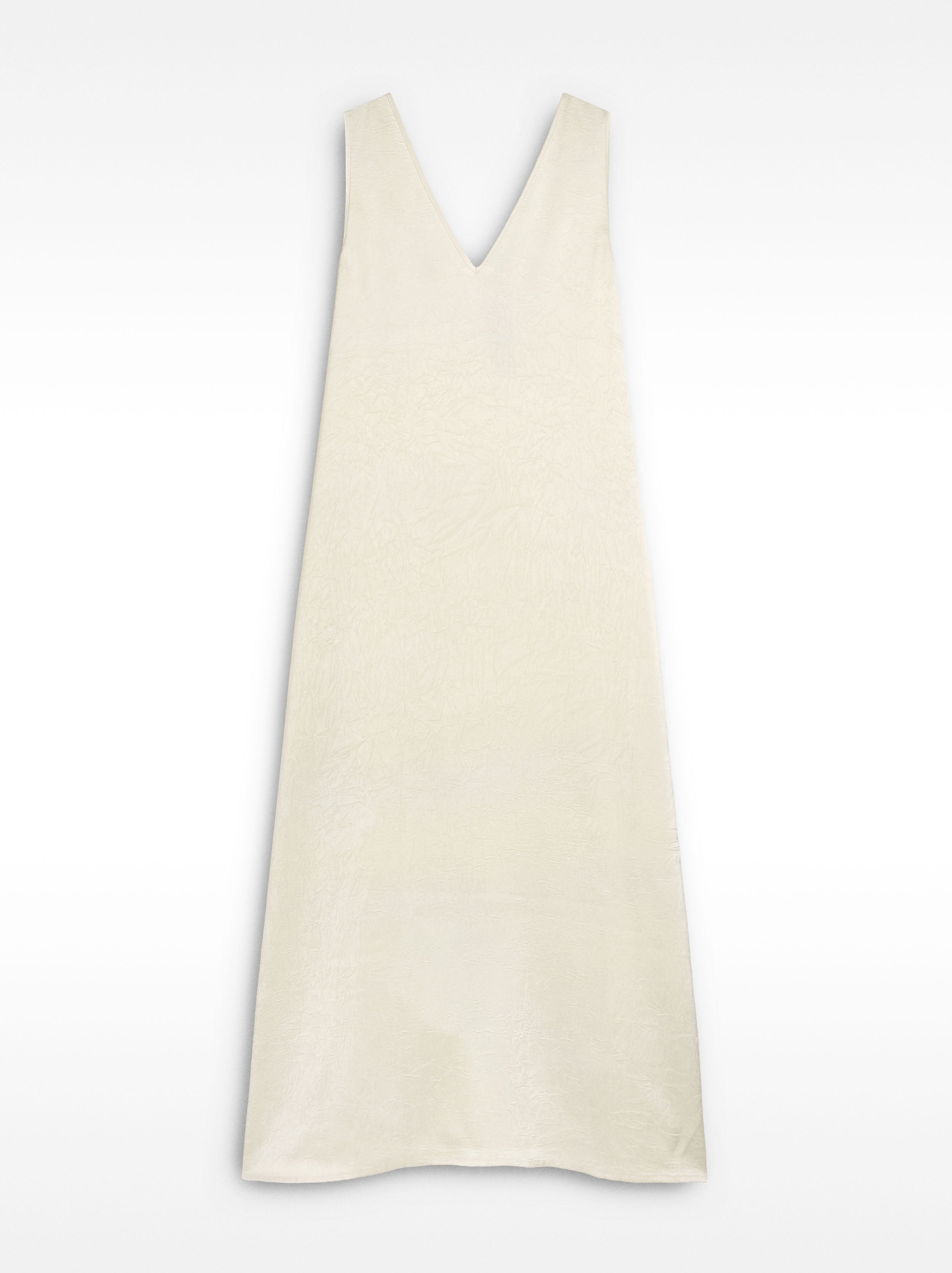Vestido Midi Efecto Arrugado