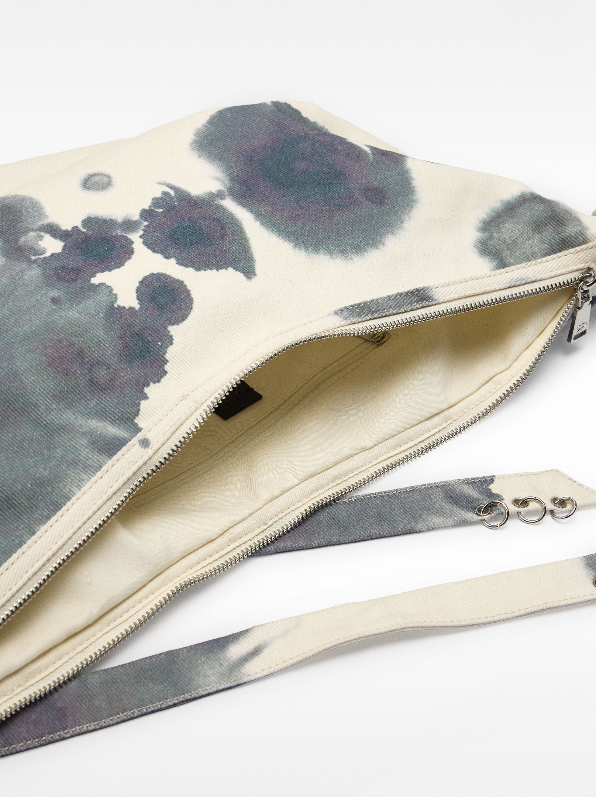 Bolso De Hombro De Tejido Efecto Acuarela