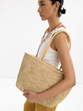 Bolso Shopper De Rafia M