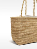 Bolso Shopper De Rafia M