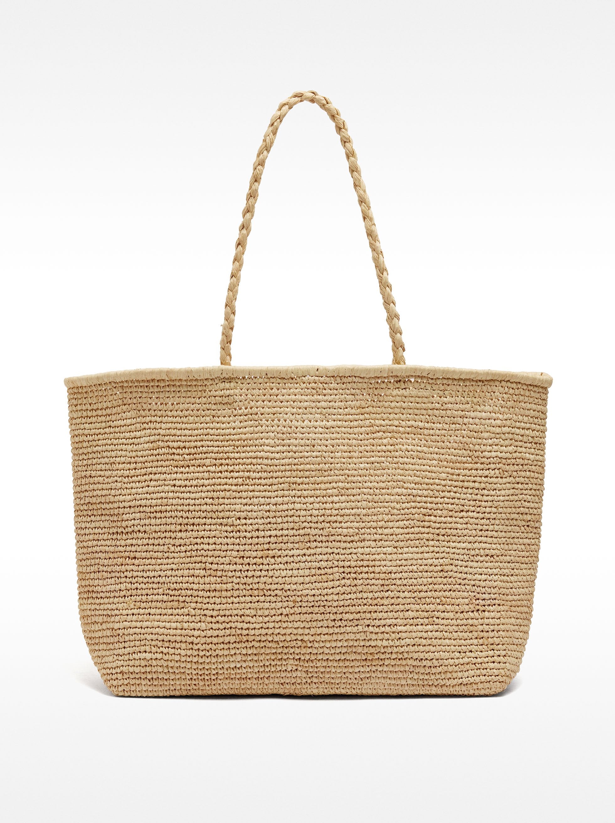 Bolso Shopper De Rafia L