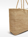 Bolso Shopper De Rafia L