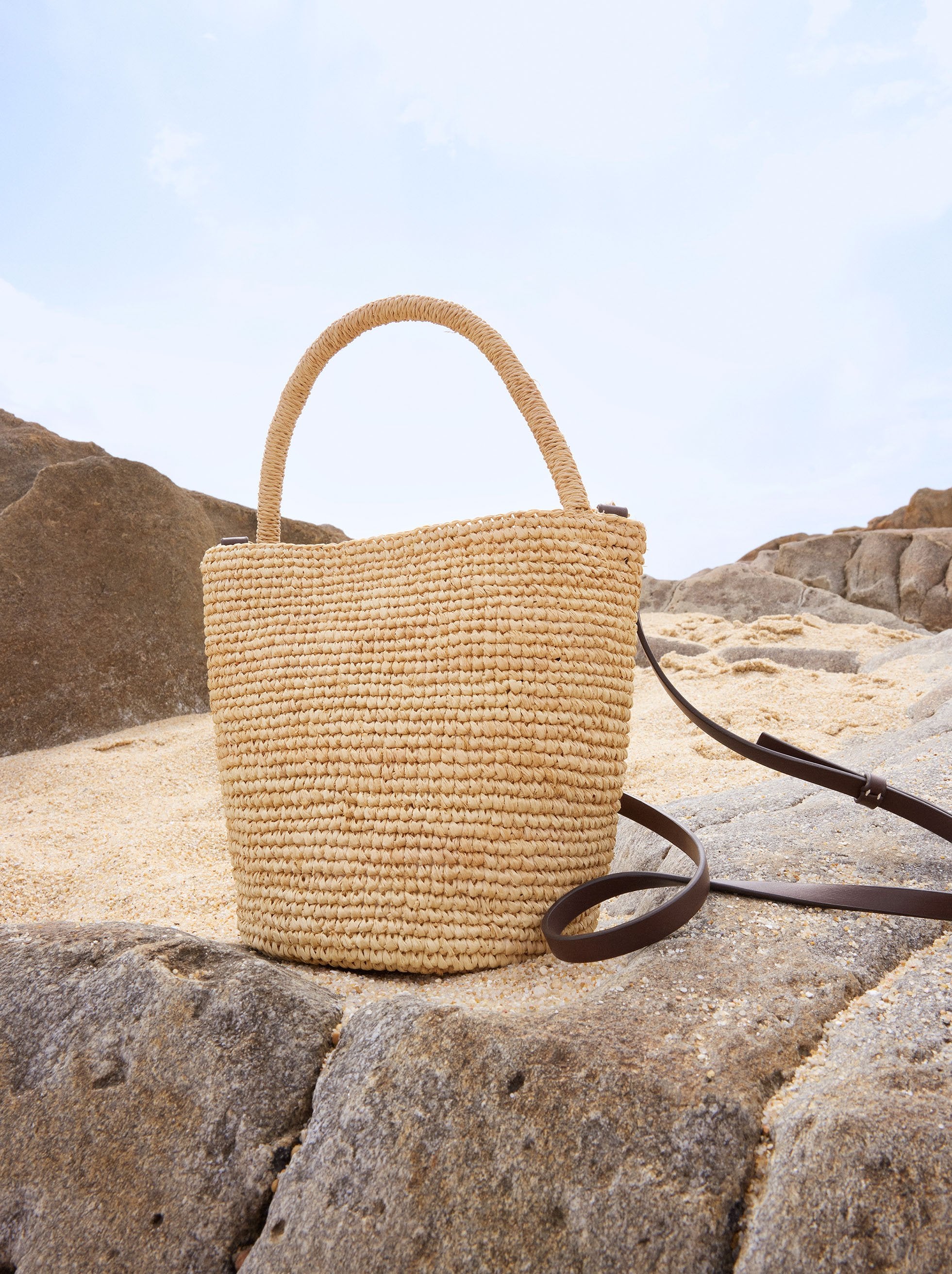 Bolso Bombonera De Rafia