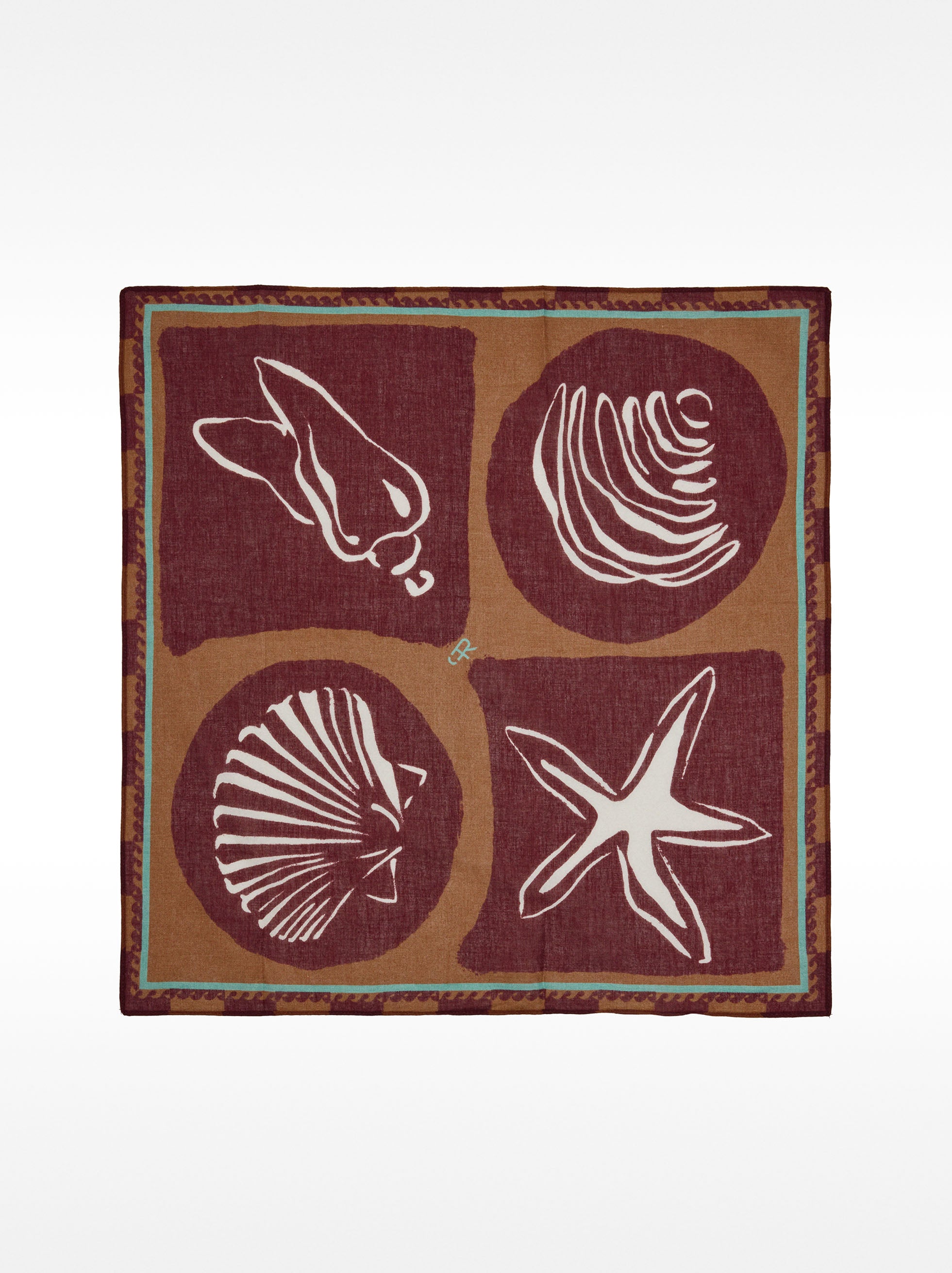 Pañuelo Cuadrado Estampado 100% Algodón