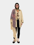 Trench Midi De Algodón Con Bolsillos