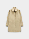Trench Midi De Algodón Con Bolsillos