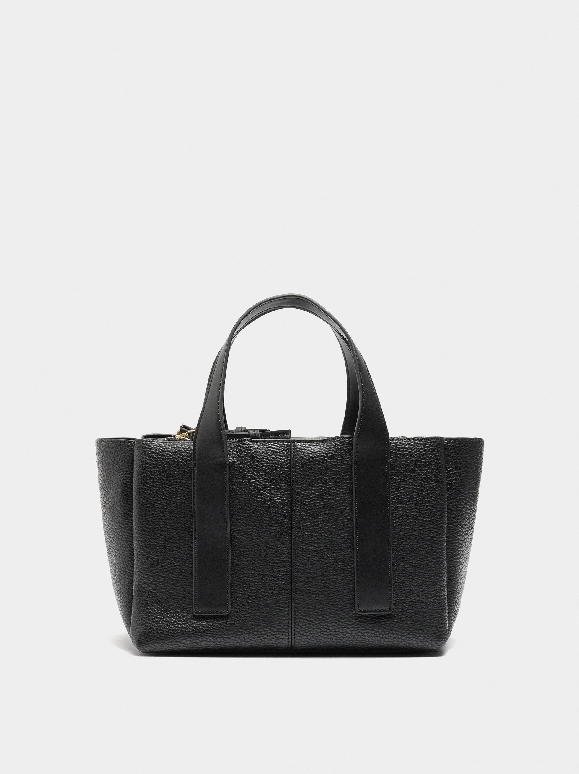 Bolso Tote Con Textura