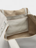Bolso Shopper De Piel Con Tachuelas