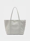 Bolso Shopper De Piel Con Tachuelas