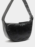 Bolso Hobo De Piel Con Tachuelas