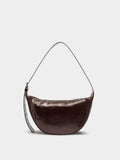 Bolso Hobo De Piel Con Tachuelas