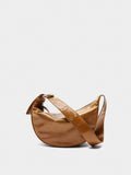 Bolso Hobo De Piel Con Tachuelas