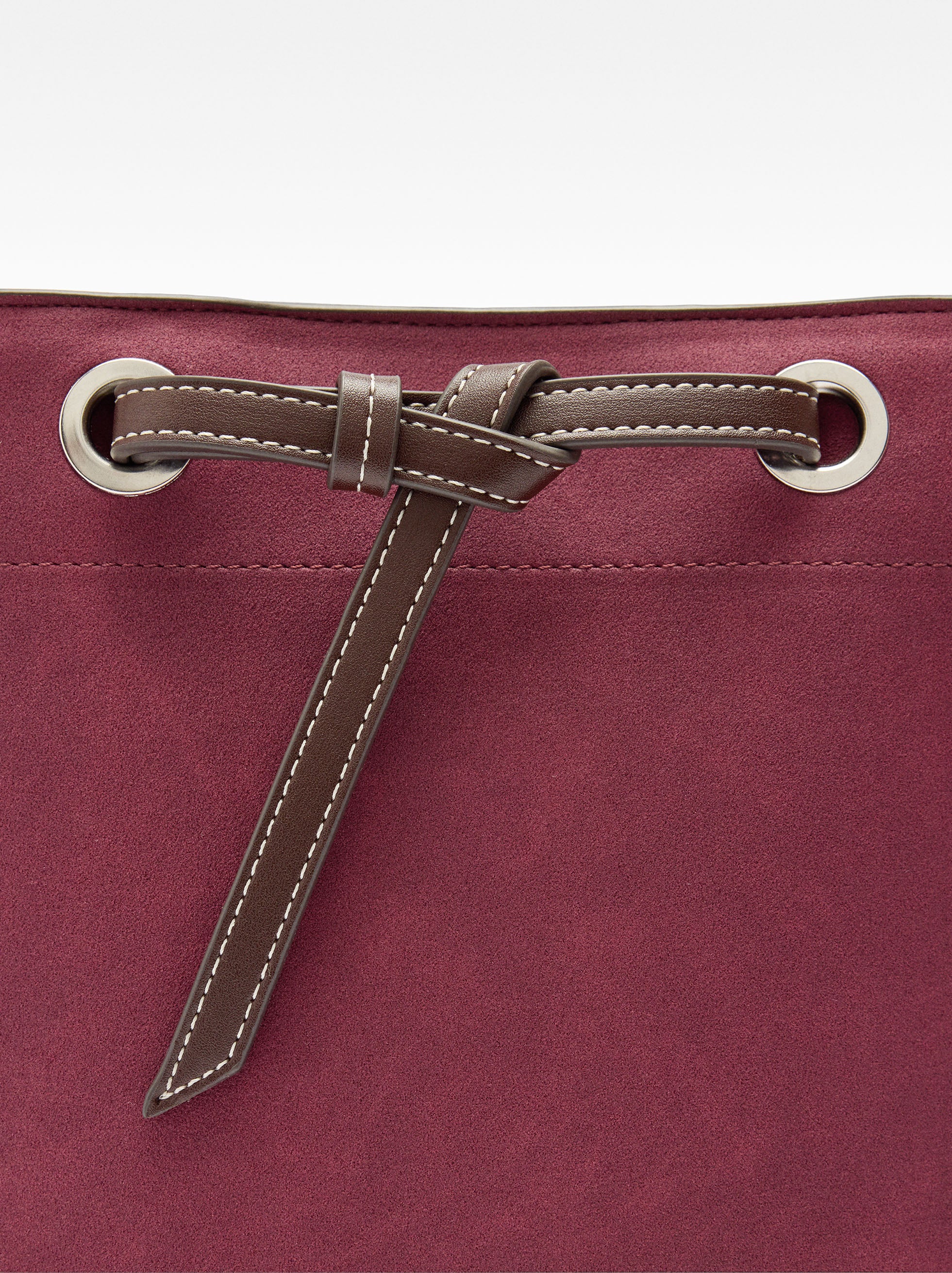 Bolso Bombonera Efecto Piel