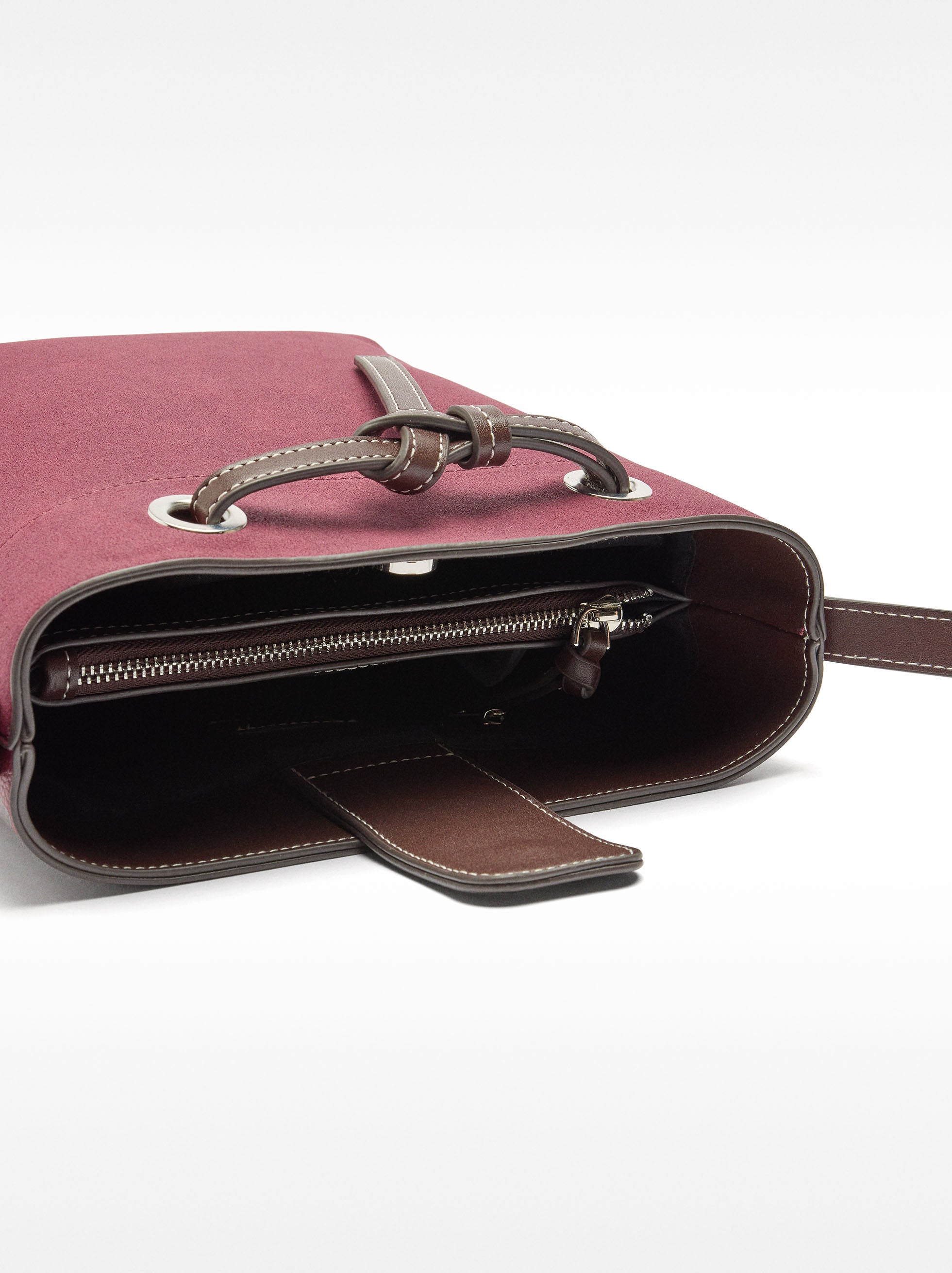 Bolso Bombonera Efecto Piel