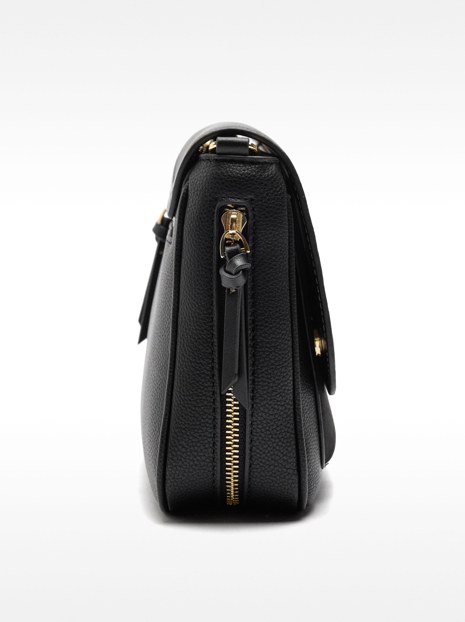 Bolso Bandolera Extensible Con Solapa