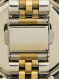 Reloj Bicolor Con Pulsera De Acero Inoxidable