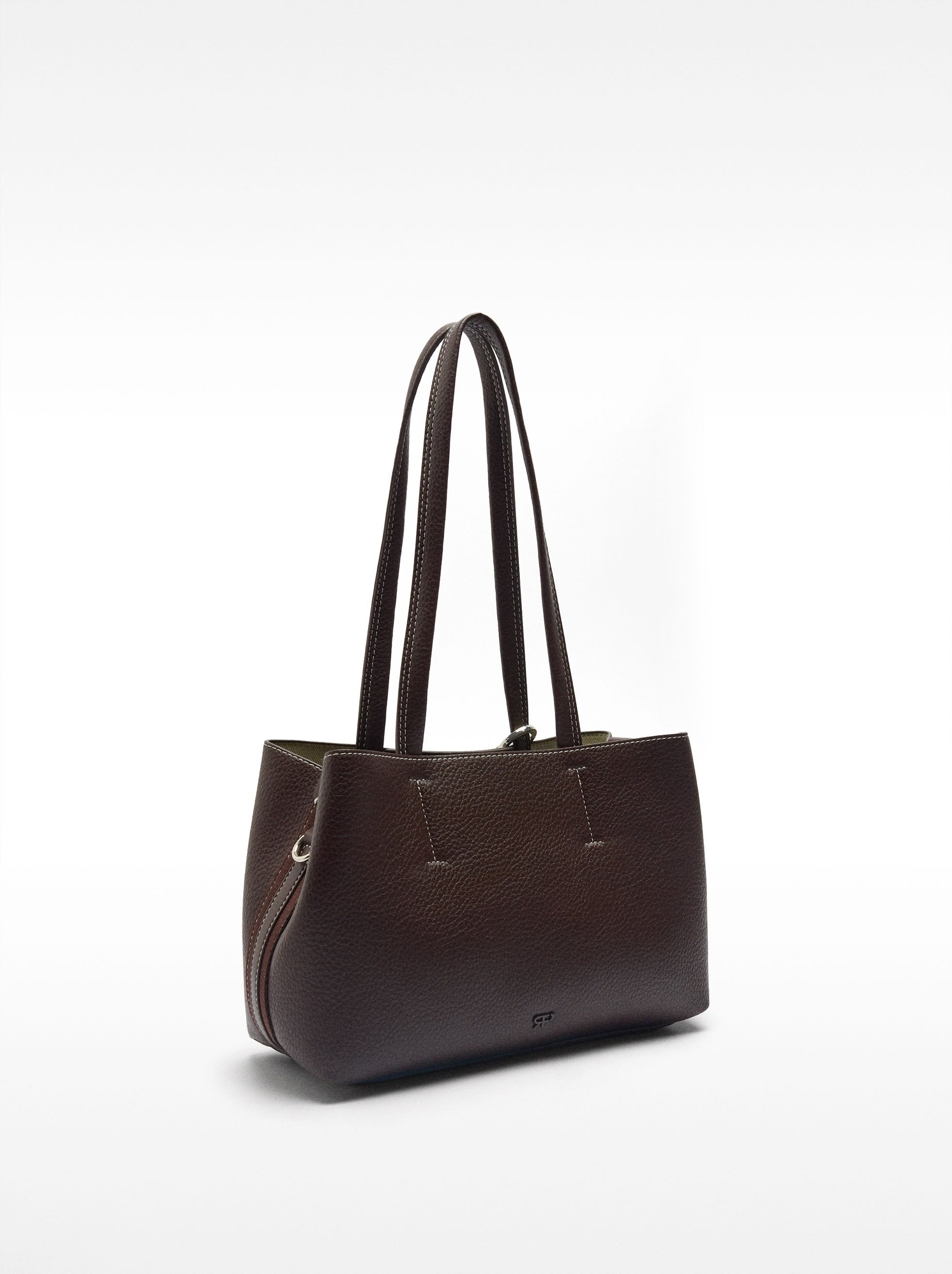 Bolso Tote Con Colgante