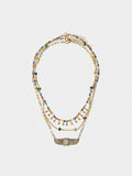 Set De Collares Con Cuentas De Piedras