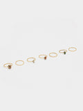 Set De Anillos Con Piedras