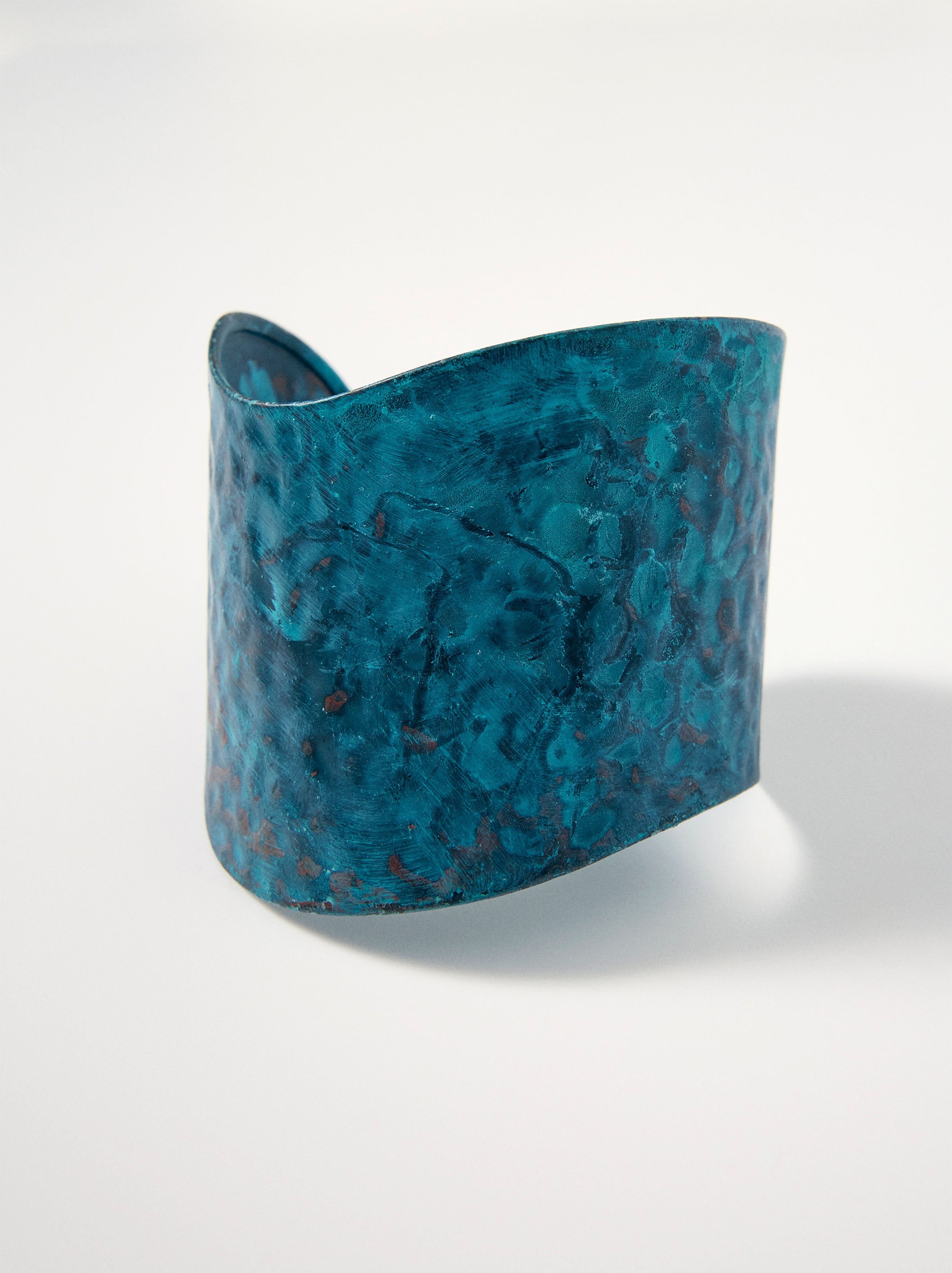 Pulsera Ancha Con Onda