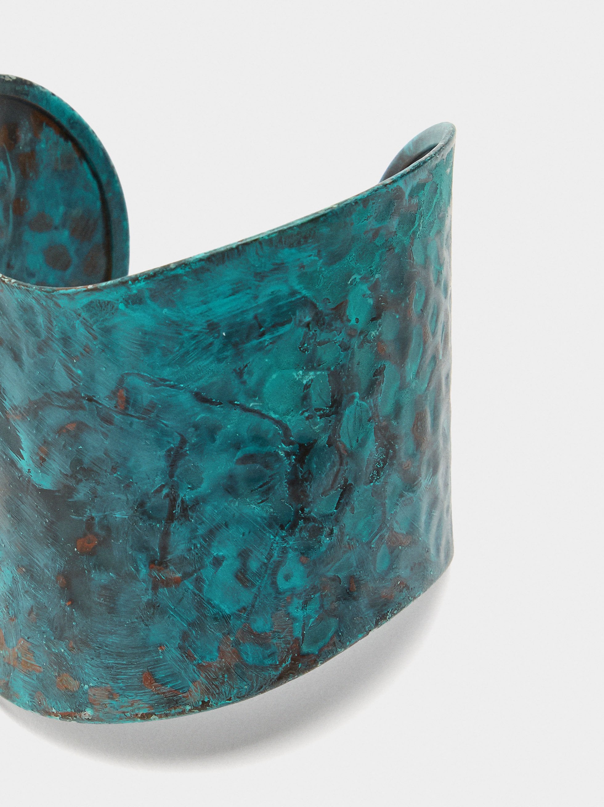 Pulsera Ancha Con Onda