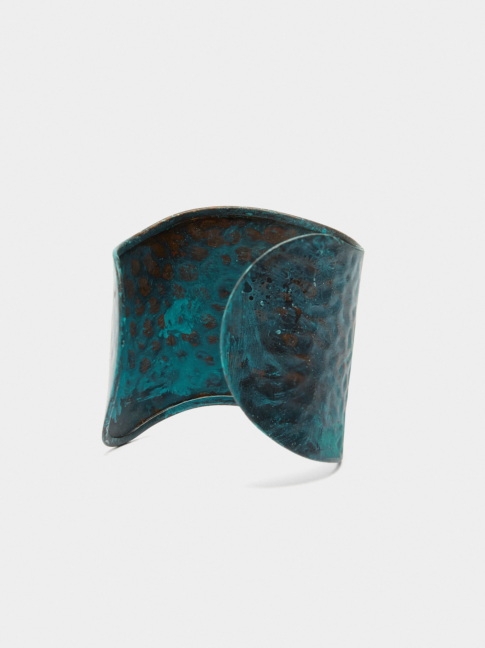 Pulsera Ancha Con Onda