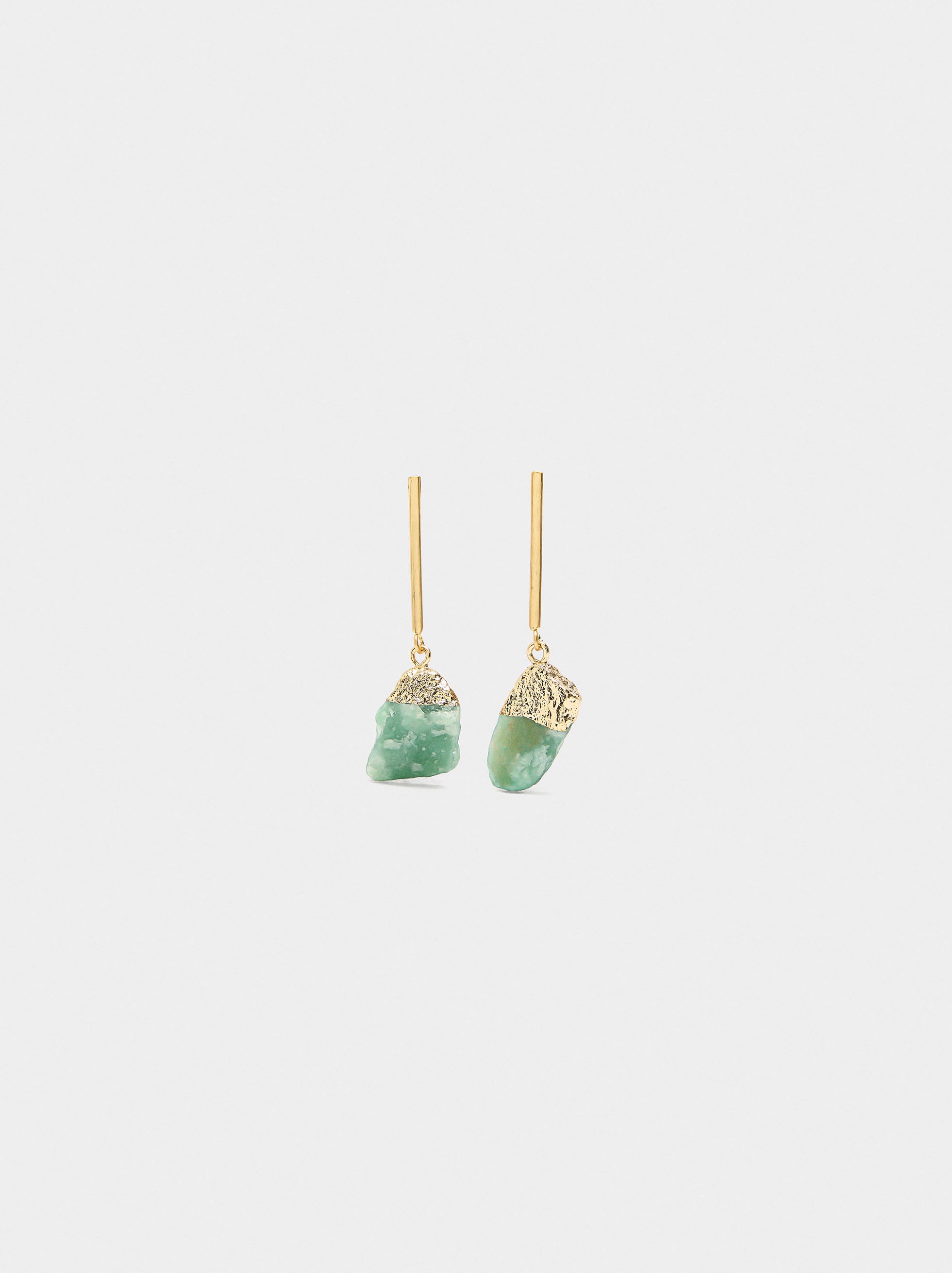 Pendientes Barra Con Piedras