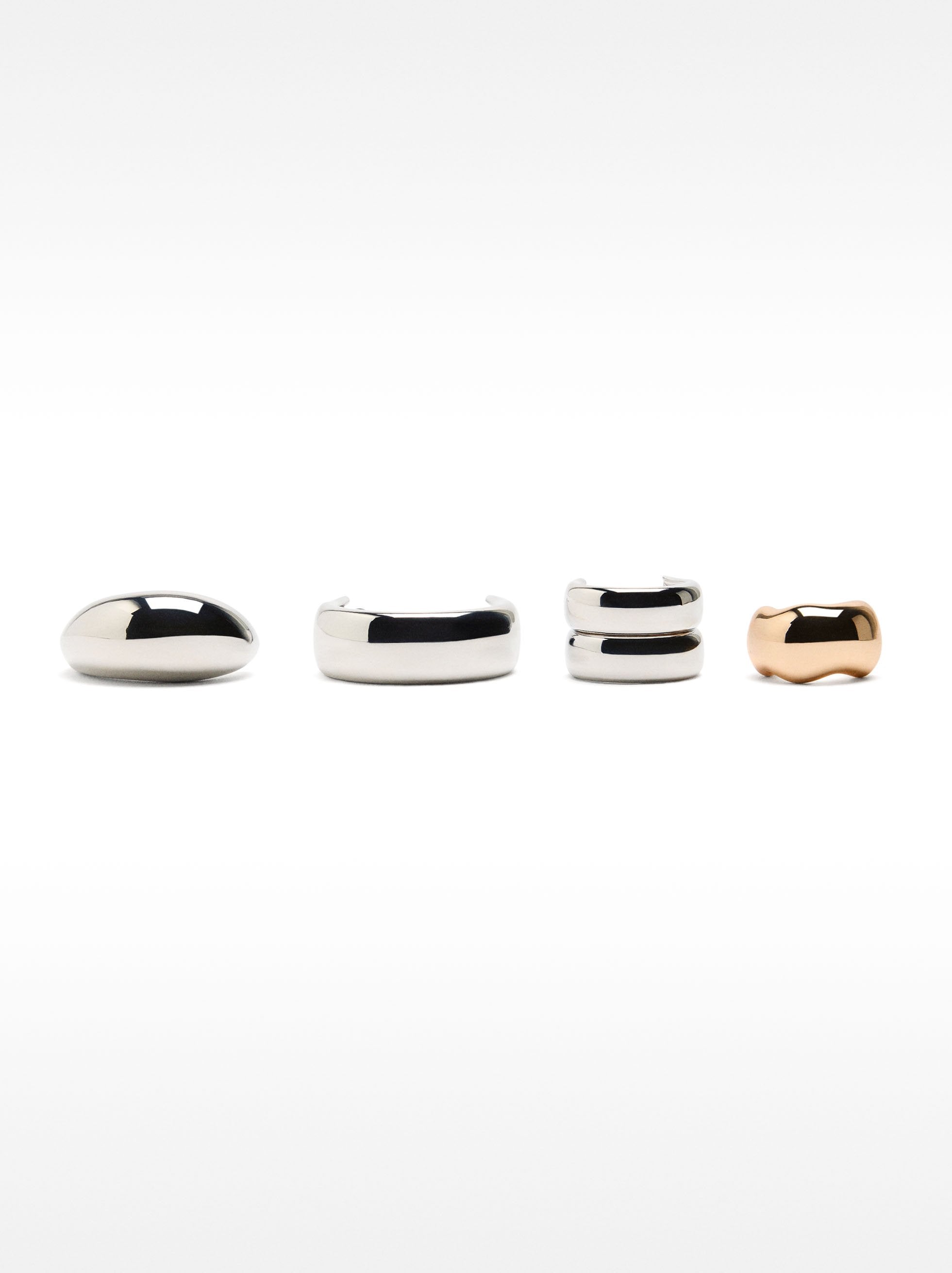 Set De Pendientes Bicolor