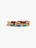 Set De Pulseras Elásticas Con Resina
