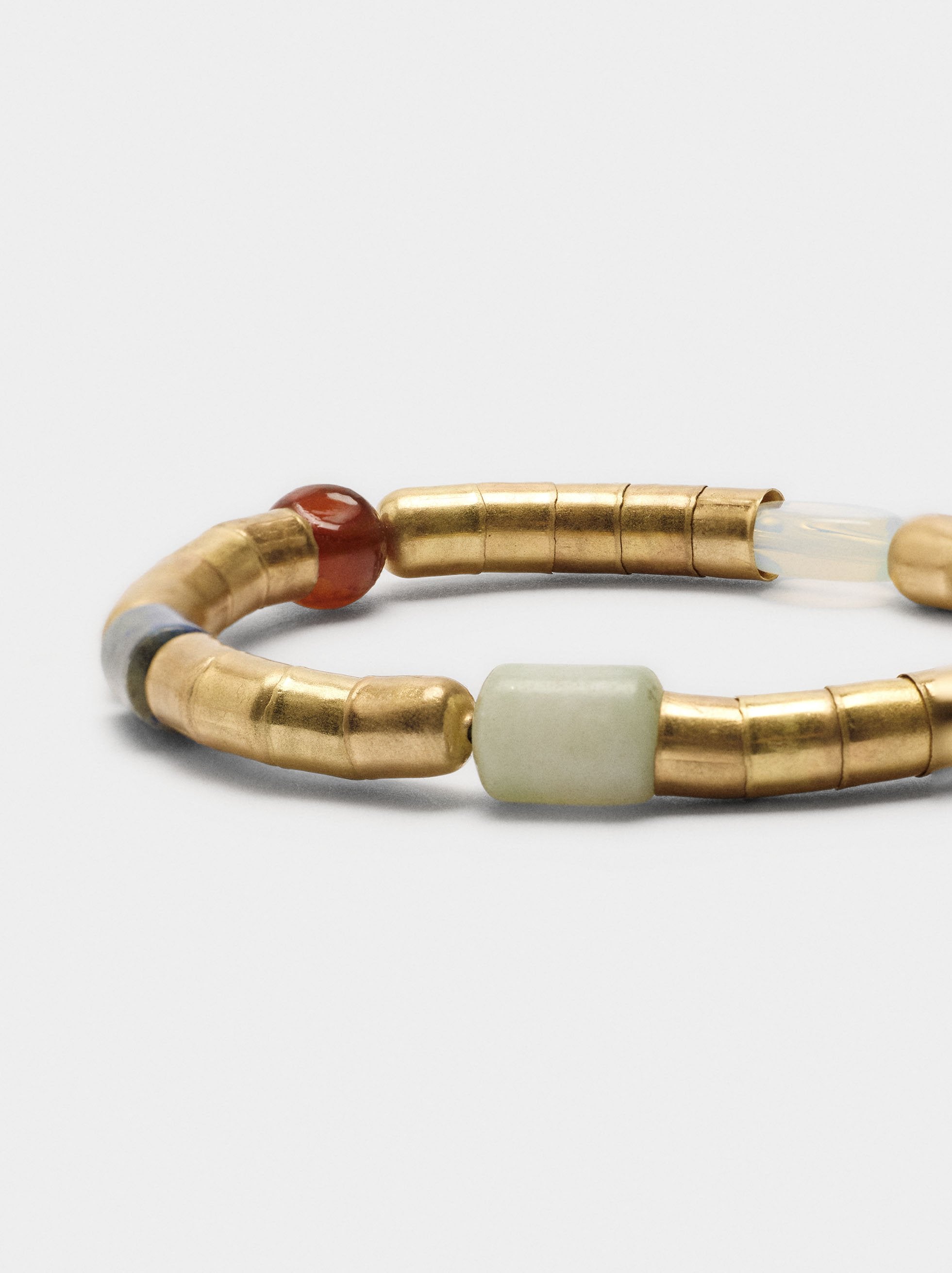 Set De Pulseras Elásticas Con Piedras