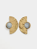 Pendientes Abanico Con Resina