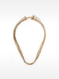 Set De Collar Bicolor Con Pendientes