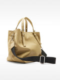 Bolso Tote De Nylon Con Colgante