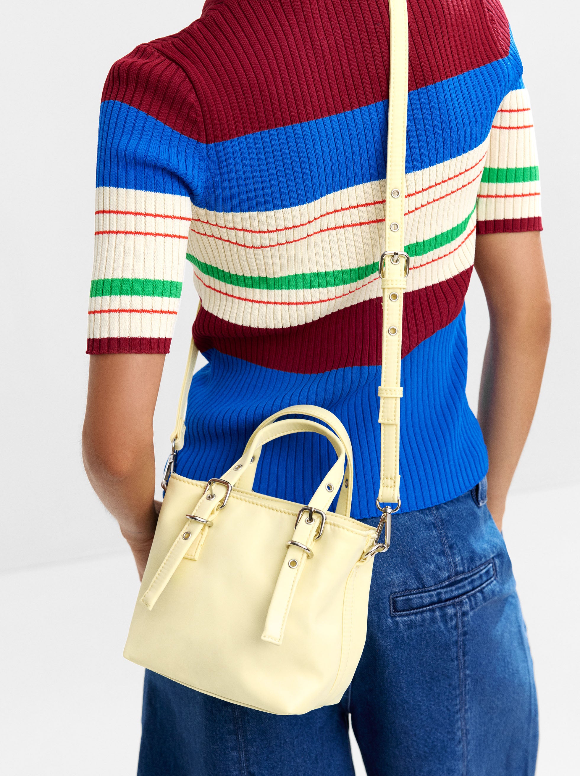 Bolso Tote De Nylon Xs