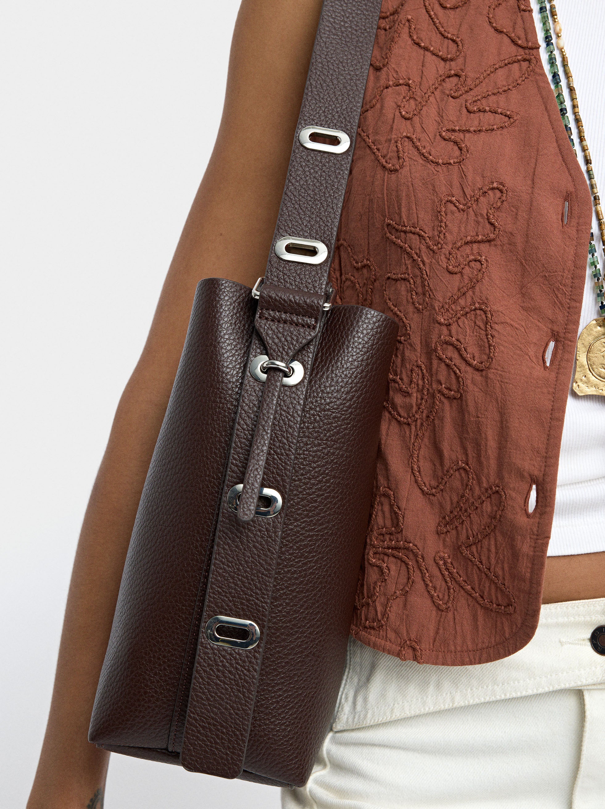 Bolso De Hombro Con Bolsa Extraíble