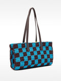 Bolso Tote De Crochet Con Colgante