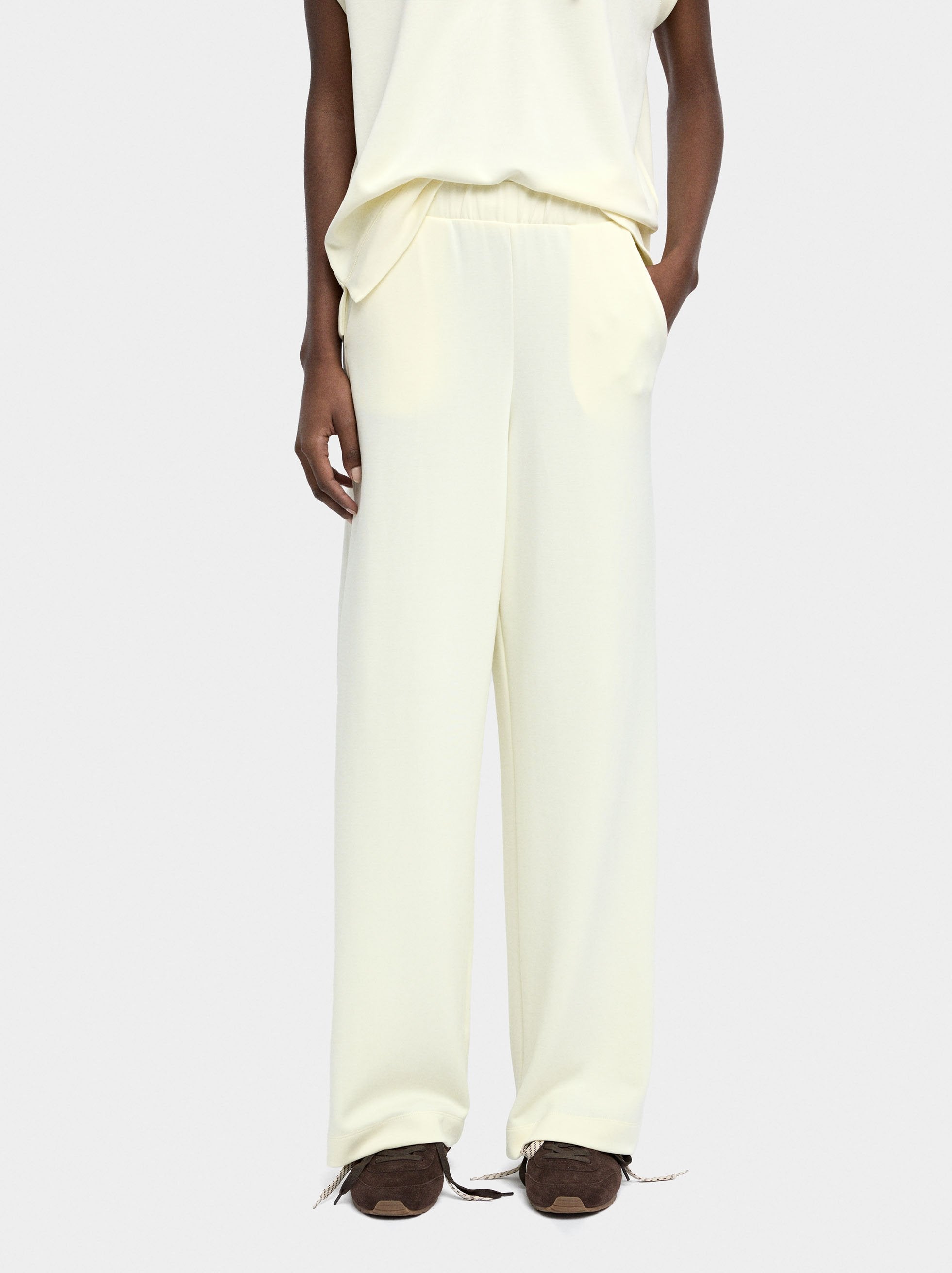 Pantalón Con Cintura Elástica Tacto Suave