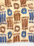 Pañuelo Estampado De Lino Y Algodón