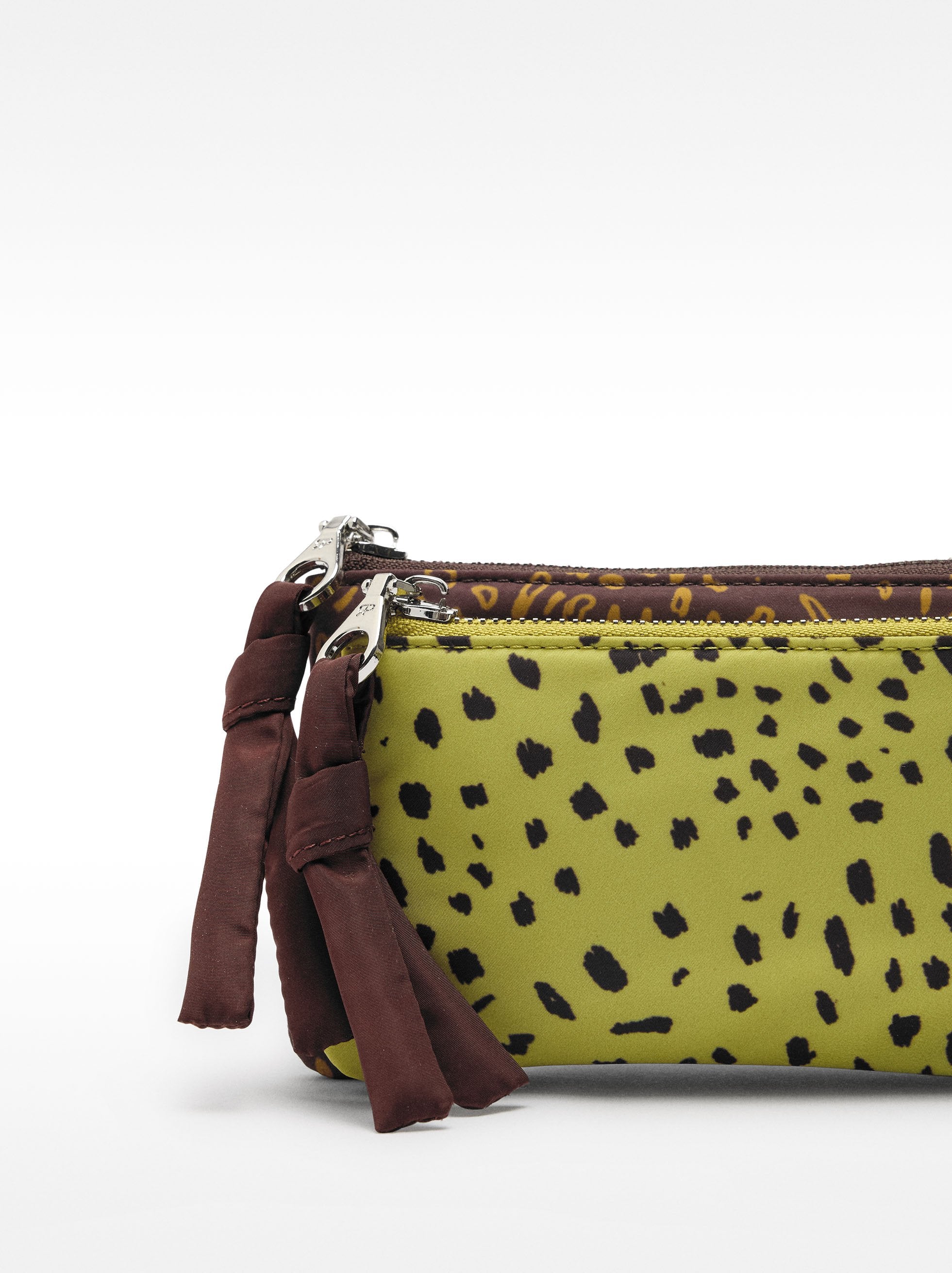 Bolsa Multiusos De Nylon Estampado Animal