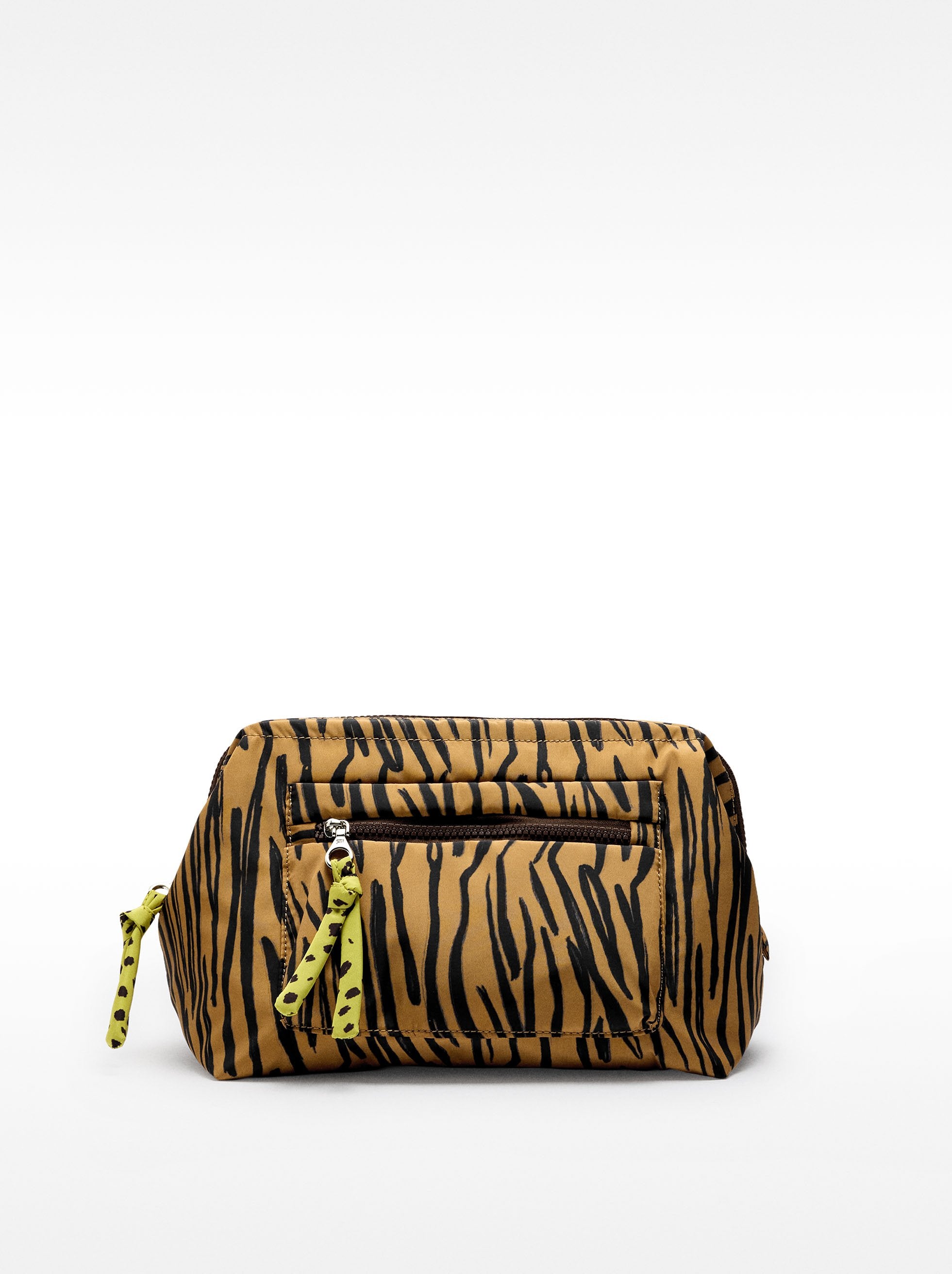 Neceser De Nylon Estampado Animal