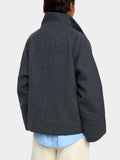Chaqueta Con Cuello Alto