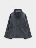Chaqueta Con Cuello Alto