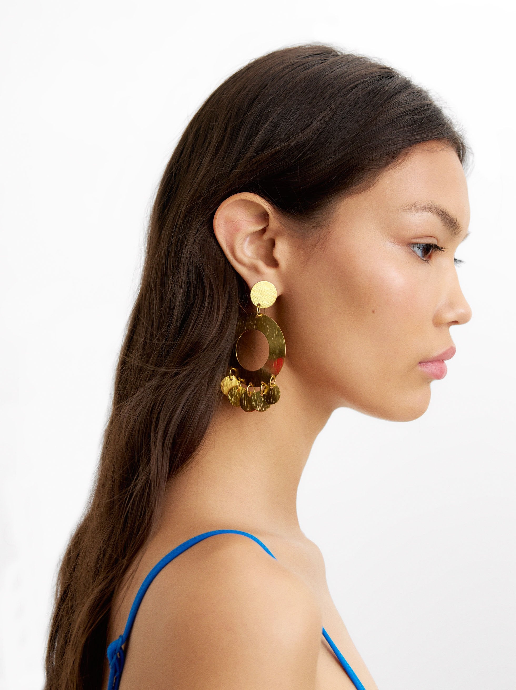 Pendientes Largos Redondos