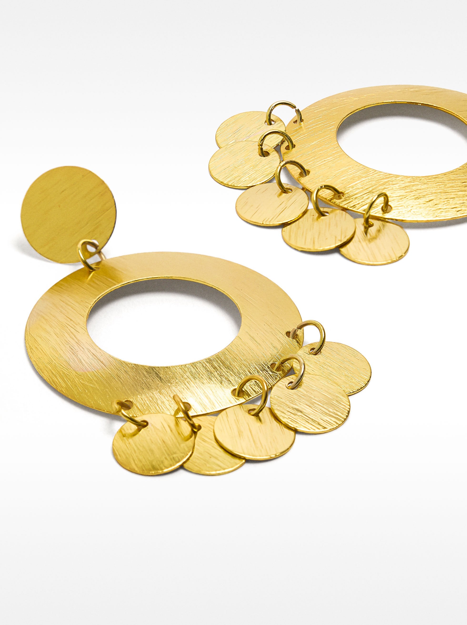 Pendientes Largos Redondos