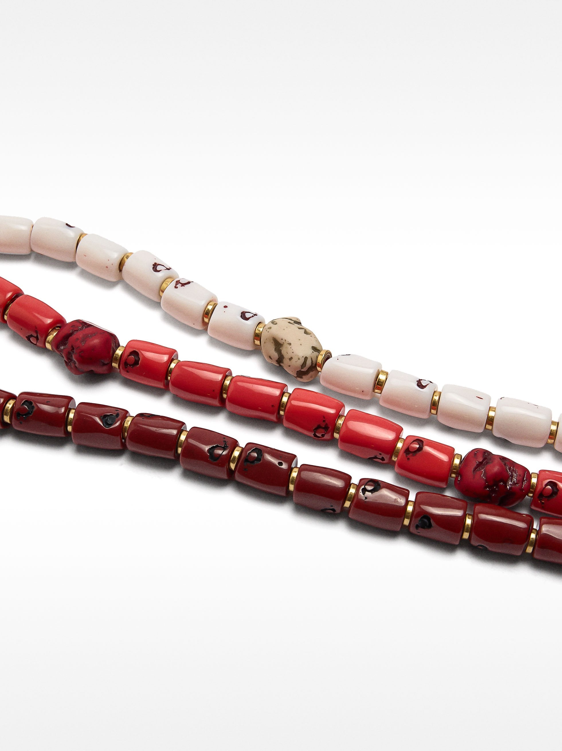 Collar Maxi Triple Con Piedras