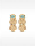 Pendientes Maxi Largos Con Piedras