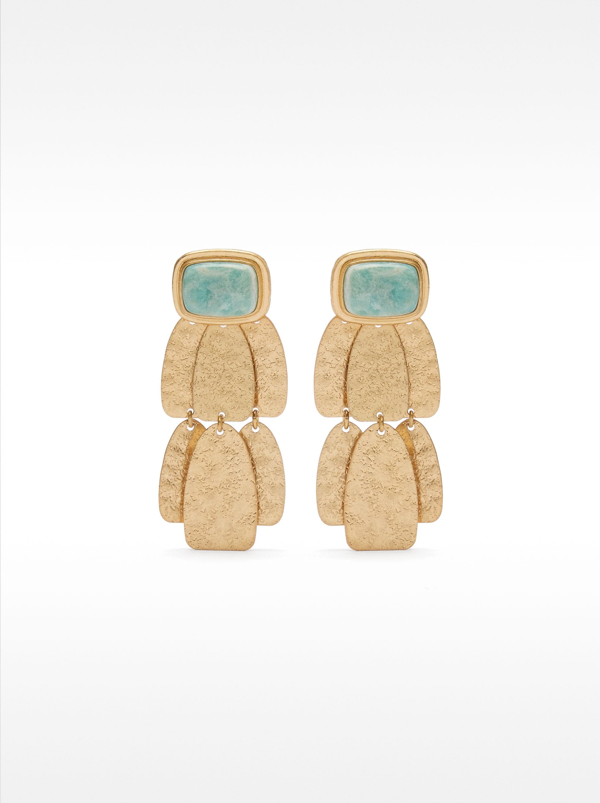 Pendientes Maxi Largos Con Piedras